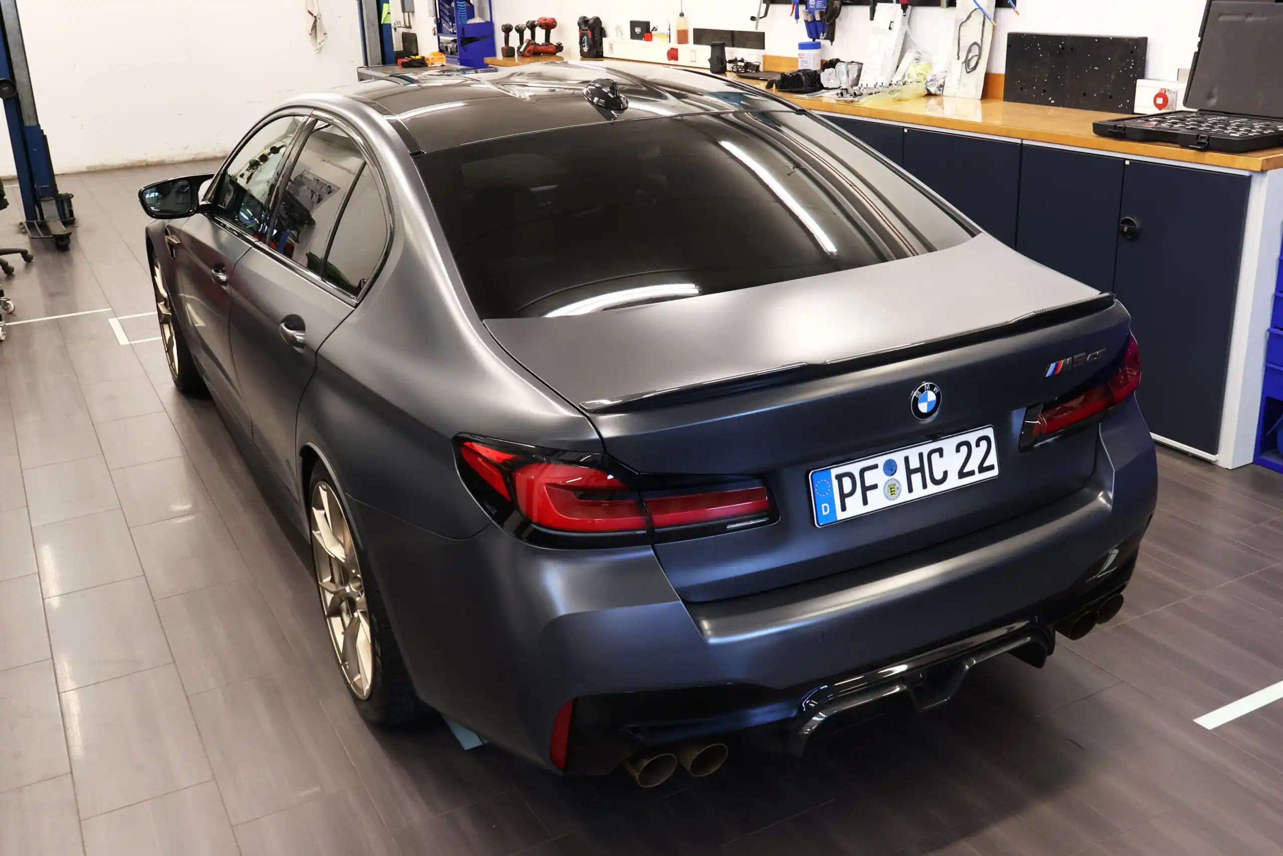 BMW nach Fahrzeug-Tuning bei Hiller CarTech